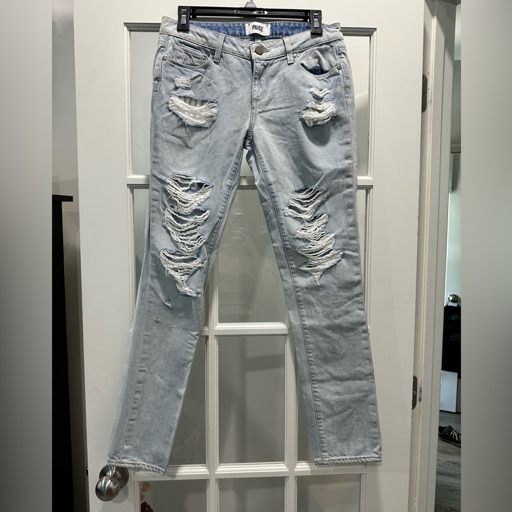 PAIGE Jimmy Jimmy Skinny Boyfriend Jeans - Size 26 - Picture 1 of 11